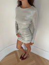 Kayla glitter dress - Silver