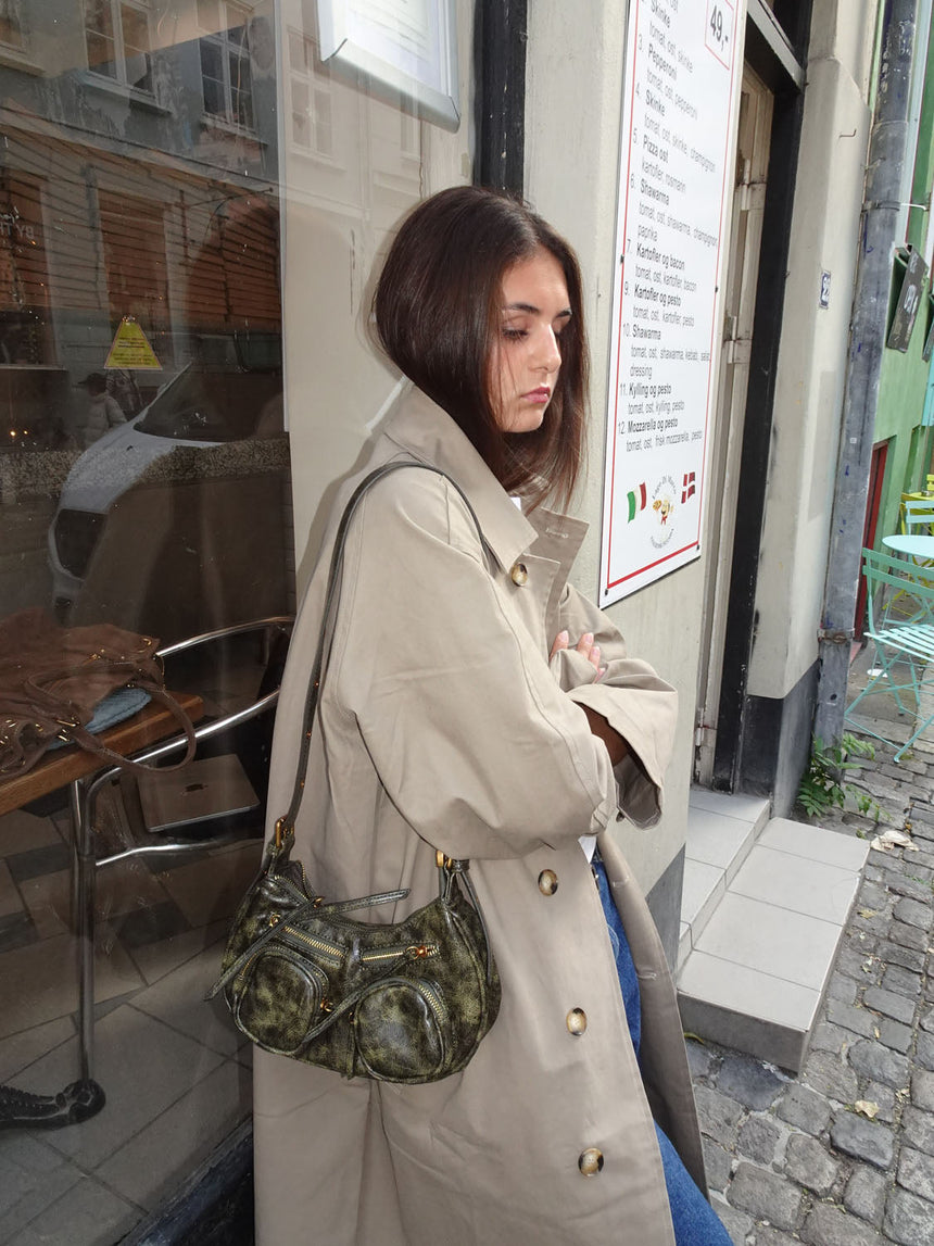 Shanghai handbag - Green/gold