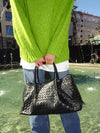 Milu woven handbag - Black