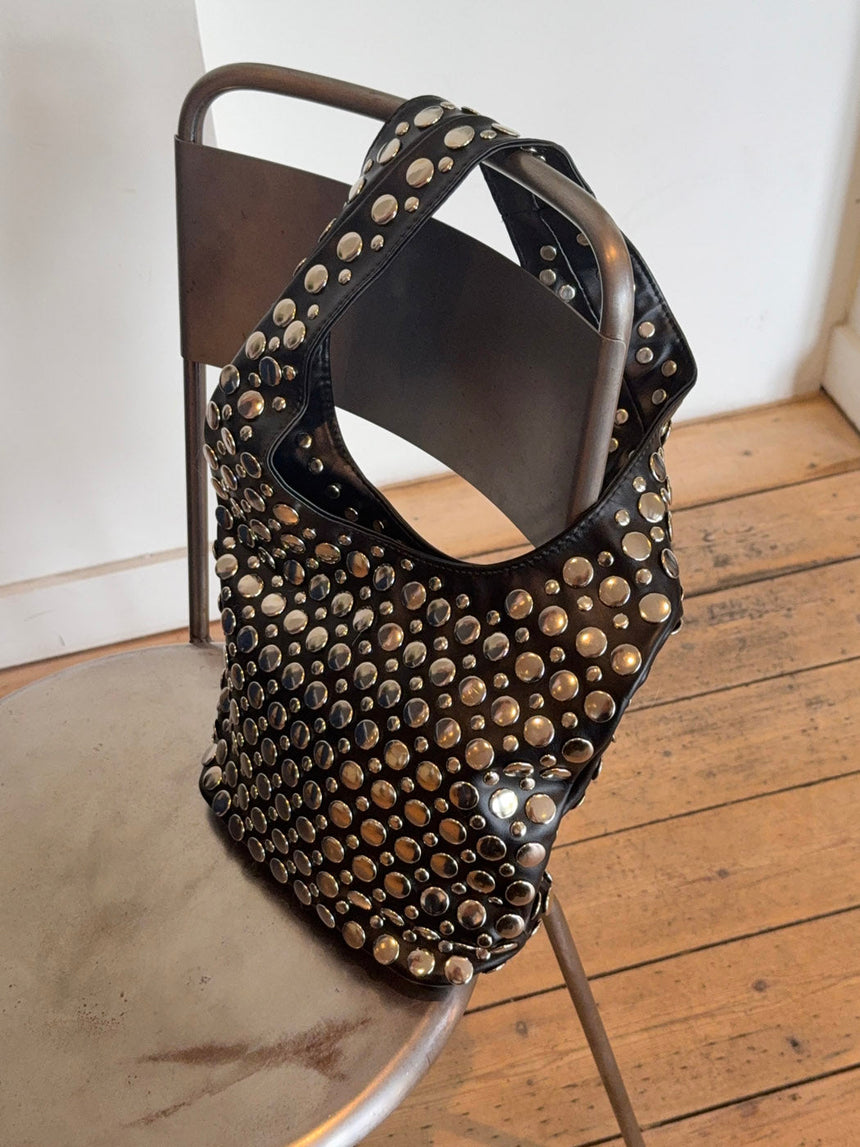 Zula handbag in leather - Black