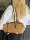 Noella handbag in woven - Beige