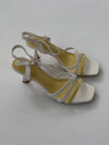 Tillia heels - White/yellow