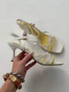 Tillia heels - White/yellow