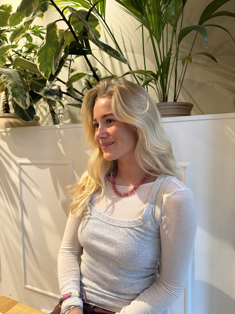 Monique necklace - Rose