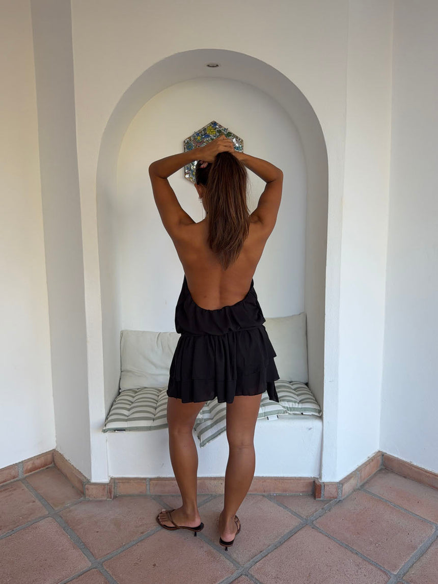 Lulitiana halterneck dress - Black