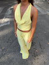Snuvia halterneck top – Yellow