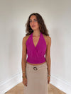 Darina halterneck top - Pink