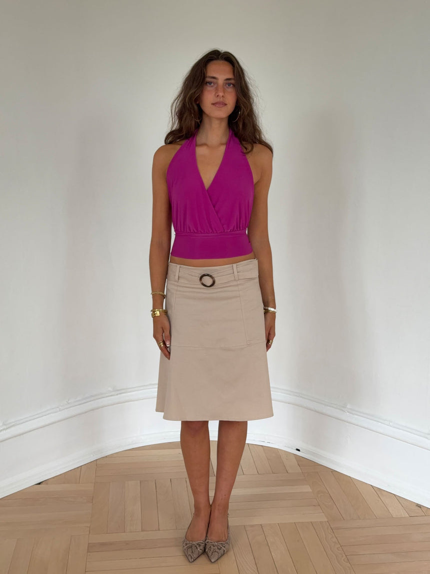 Darina halterneck top - Pink