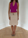 Darina halterneck top - Pink