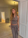 Tella halterneck top - Taupe