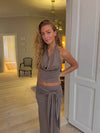 Tella halterneck top - Taupe