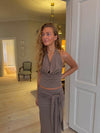 Tella halterneck top - Taupe