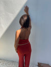 Bilana halterneck top – Red