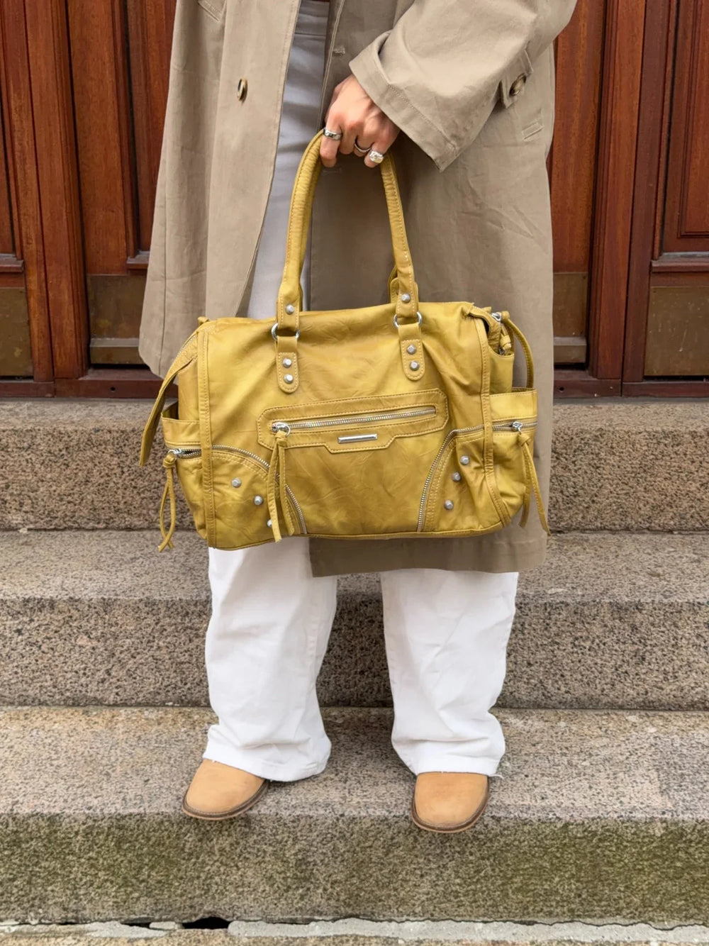 Tovah Handbag - Yellow