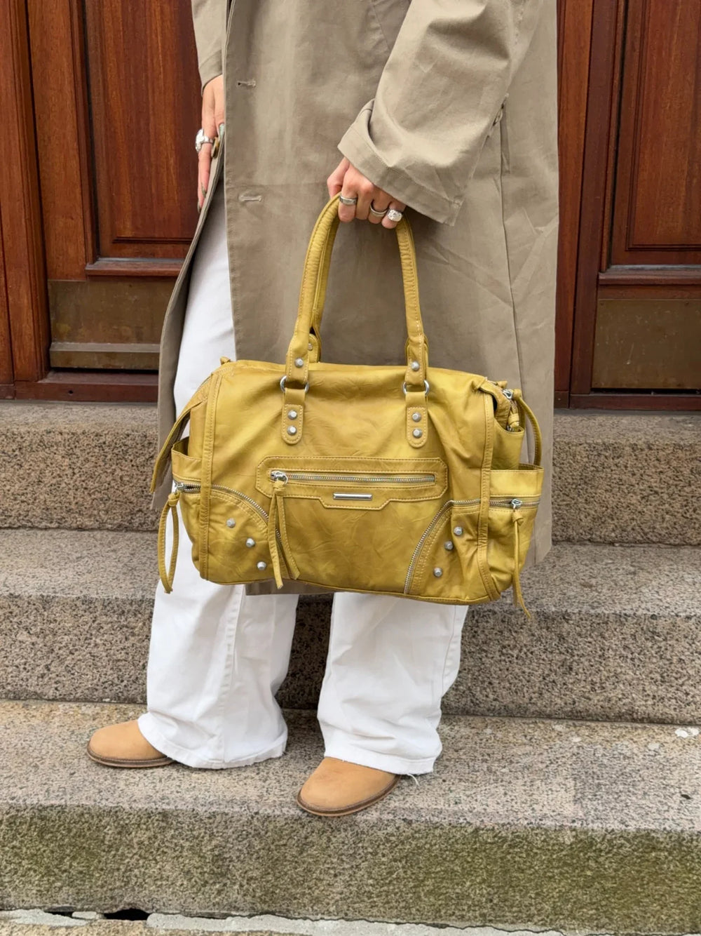 Tovah Handbag - Yellow