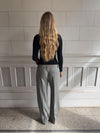 Ellen herringbone pants - Grey