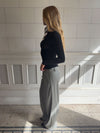 Ellen herringbone pants - Grey