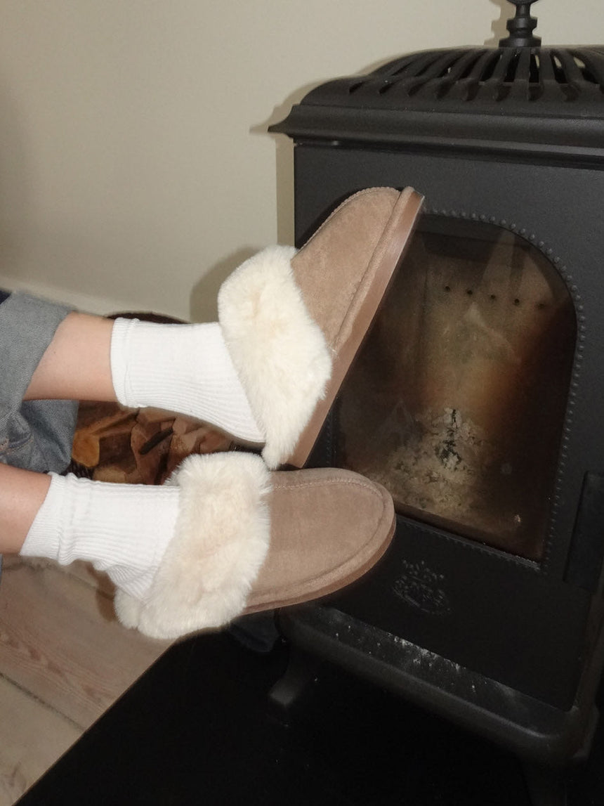 Moroni slippers - Taupe