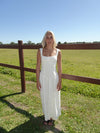 Solia linen dress - White