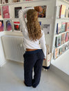 Angel linen pants - navy