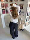 Angel linen pants - navy