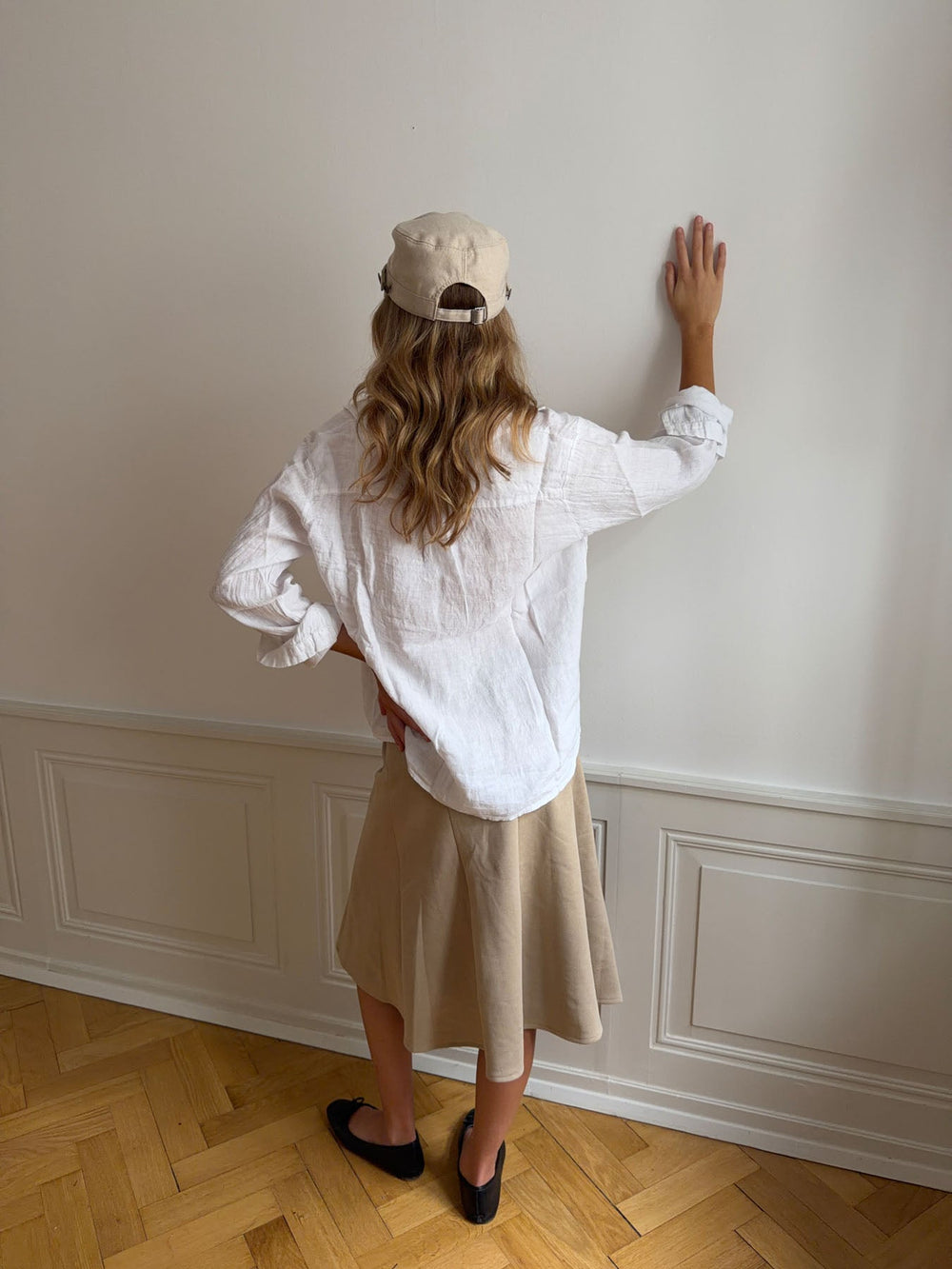 Lovisa linen shirt - white