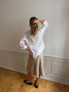 Lovisa linen shirt - white