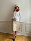 Lovisa linen shirt - white