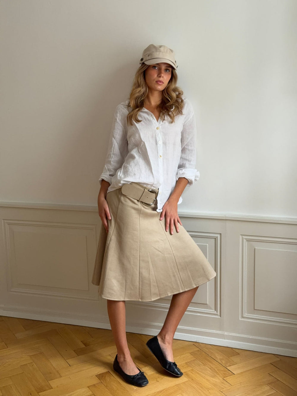 Lovisa linen shirt - white