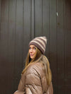 Zoe beanie - Brown/Beige