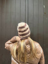 Zoe beanie - Brown/Beige