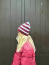 Zoe beanie - White/red