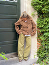 Rosie suede jacket - Brown