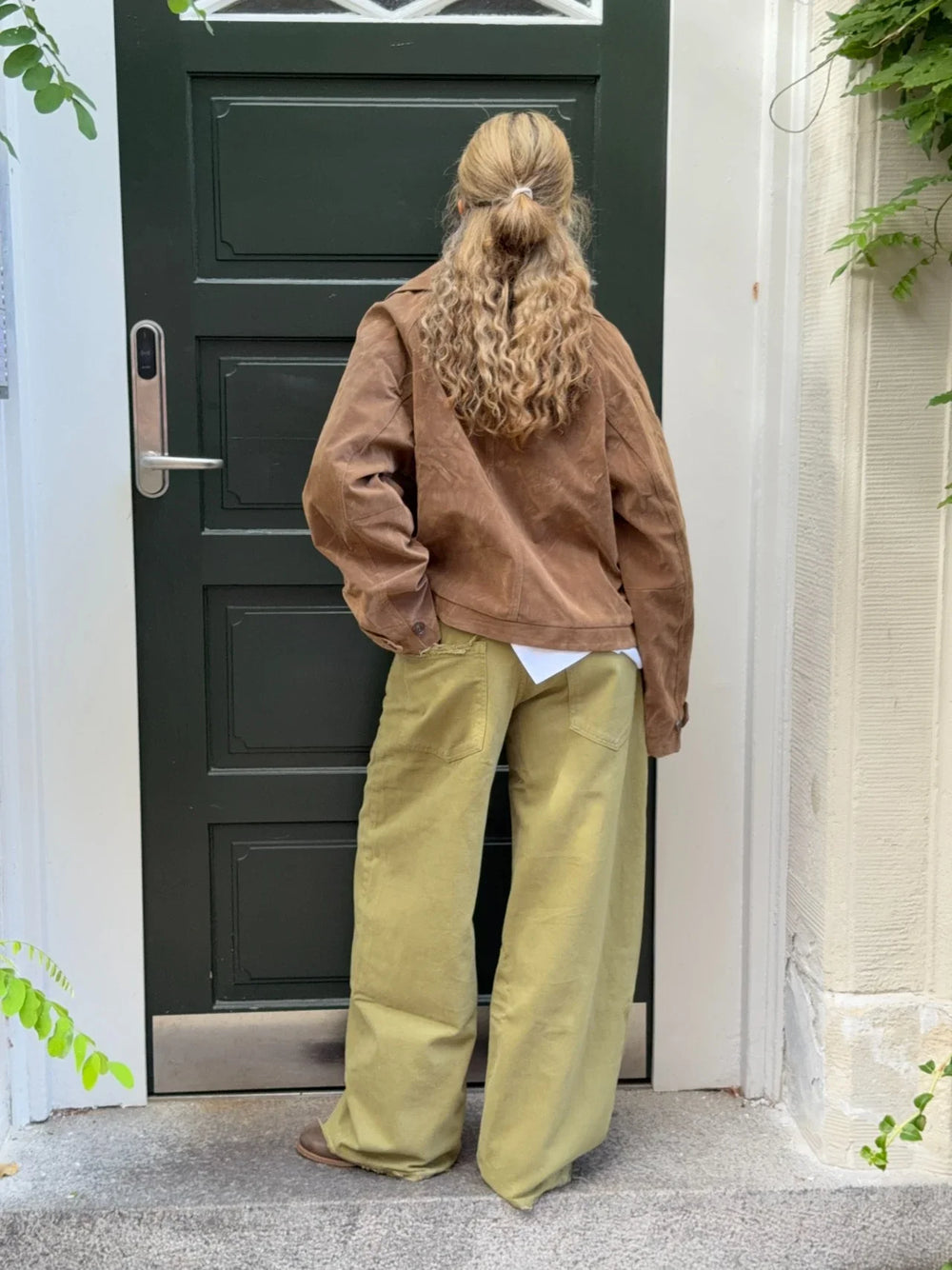 Rosie suede jacket - Brown