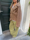 Rosie suede jacket - Brown