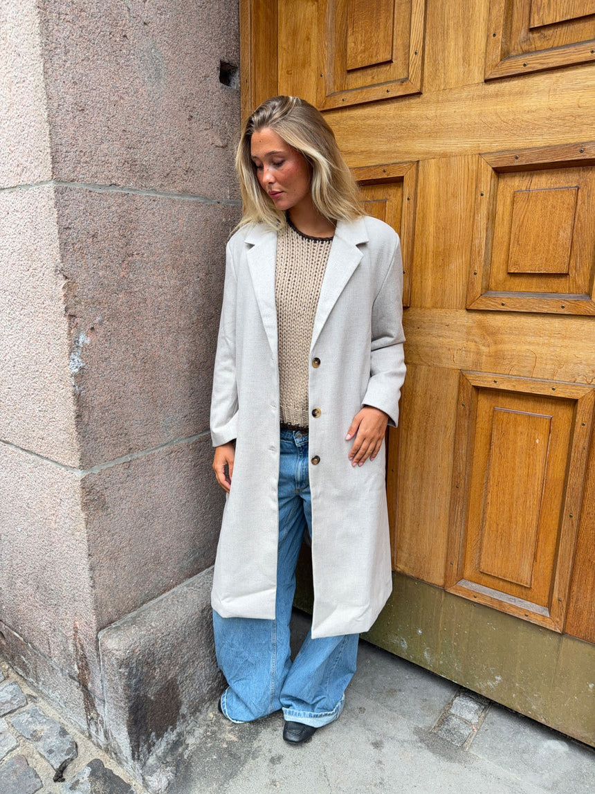 Ivana long coat - Beige