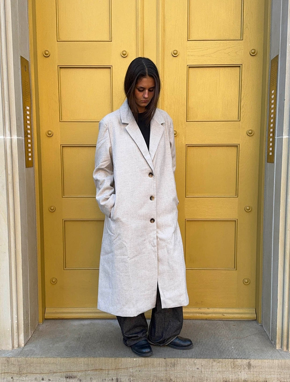 Ivana long coat - Beige