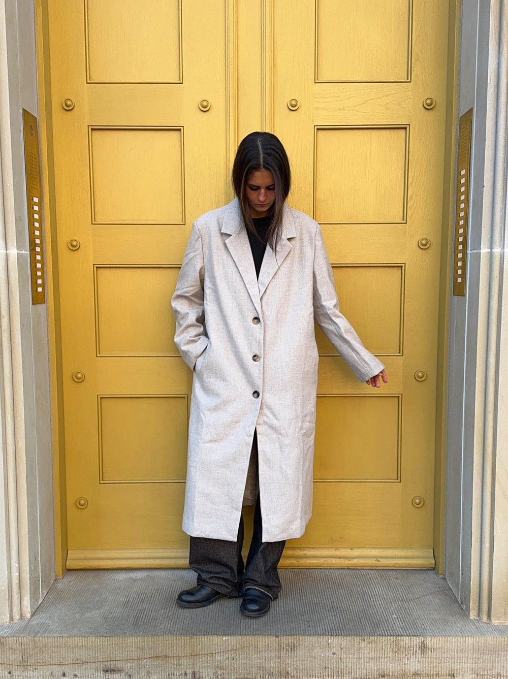 Ivana long coat - Beige