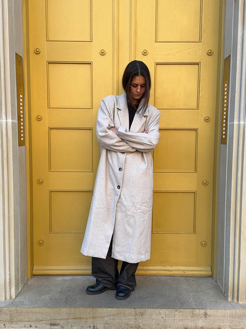 Ivana long coat - Beige