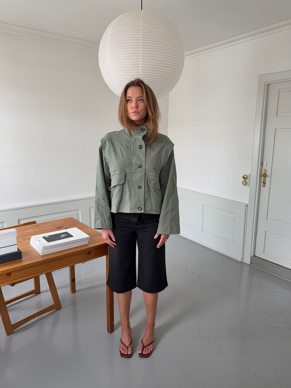 Seraphine jacket - Khaki green