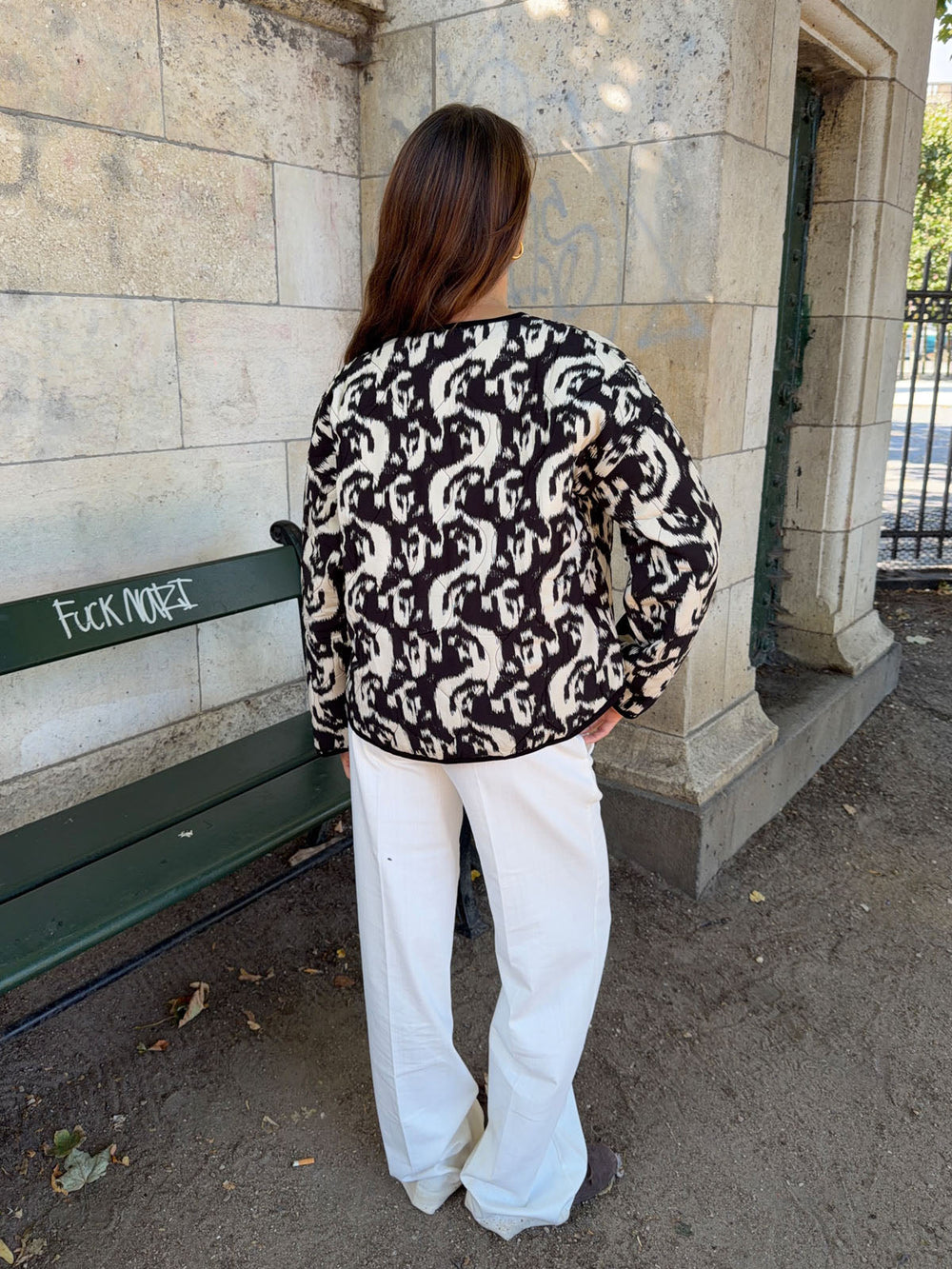 Sasja jacket - Black/white