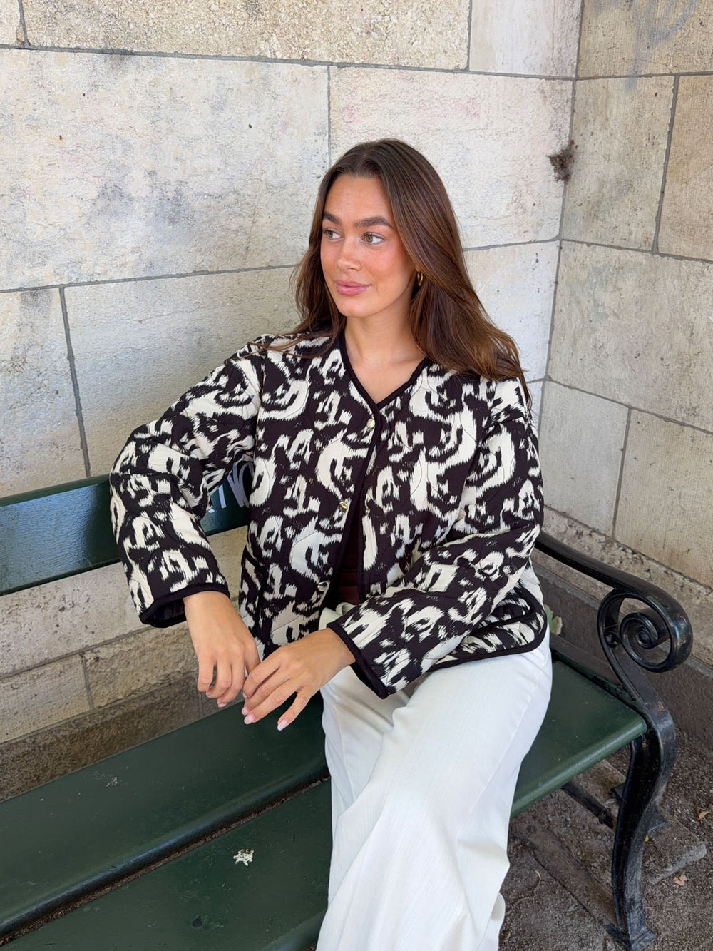 Sasja jacket - Black/white