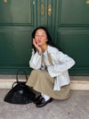 Dolly jacket with polka dots - White