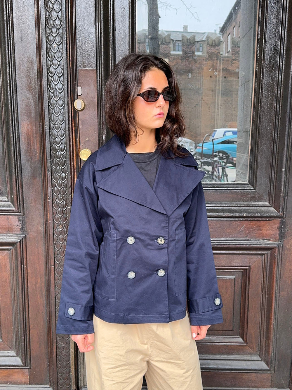Via trenchcoat - Navy