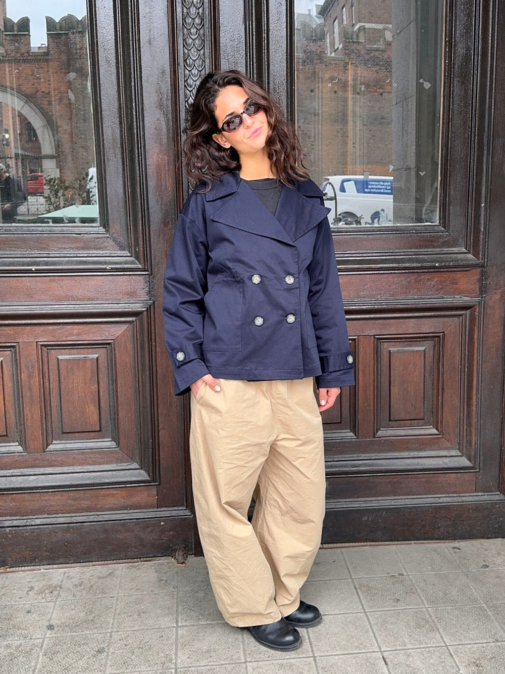 Via trenchcoat - Navy