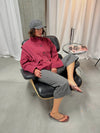 Seraphine jacket - Wine red