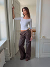 Siv jeans - Brown