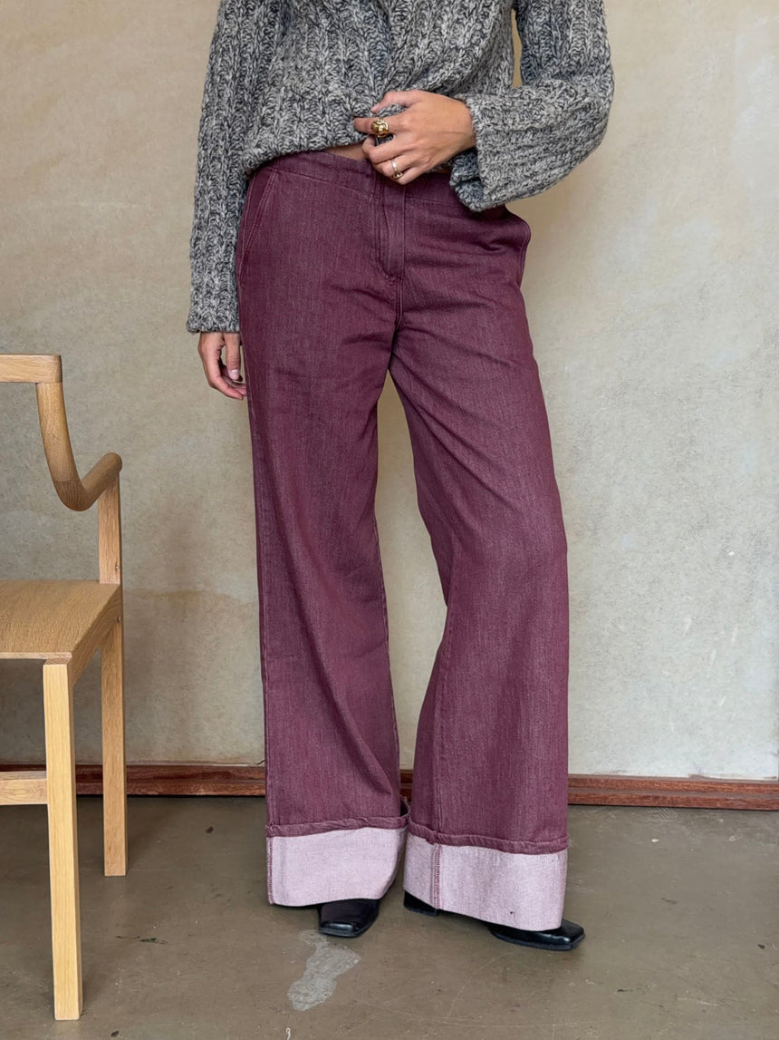 Siv jeans - Burgundy
