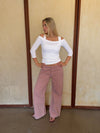 Lollu jeans - Light pink