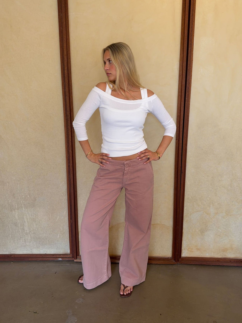 Lollu jeans - Light pink